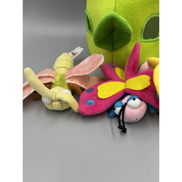 Unipak Plush Flower House Soft Toy with Four Insects Bugs Unipak - Picture 3 of 10